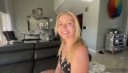 Krissy Knight Gets Full Nelson in her Polka Dot Bikini