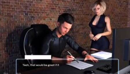 [Gameplay] Midnight Paradise Cap 26 - My Step Sister Gives Me a Handjob in the Office