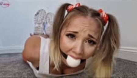 Lil Missy UK in Hooters Girl Hogcuffed