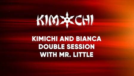 KimChi and Bianca Blaze Double Session with Mr Little - WMV