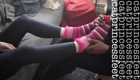 'Horny footboy oily reverse foot massage' with smelly sock removal pt1