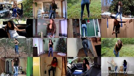 Jasmine's Jeans Wetting Collection (WMV 1080p) - Jasmine St James