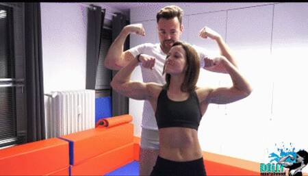 Kim vs James wrestling