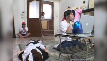 Japanese maid screwed hard and deep