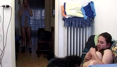 Busty lesbian Gaia gets horny and fucks with slutty friend - Tales of families!