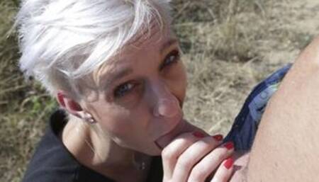 Granny makes a living on the streets