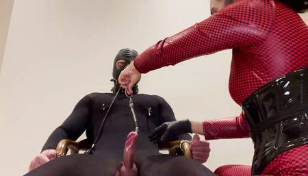 Bondage CBT and sounding femdom