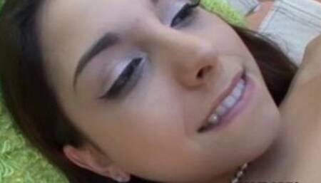 Pretty amateur hottie fucked hardcore doggystyle after BJ