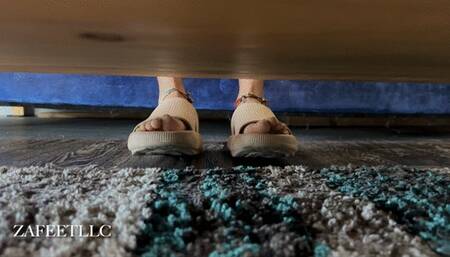 " I see you under there"