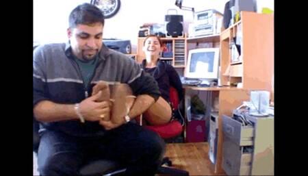 REMASTERED VINTAGE SERIES : THE BOSS TICKLES HER SECRETARY IN NYLONS