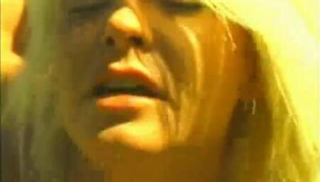 Perky tits blonde fucked on the tennis court