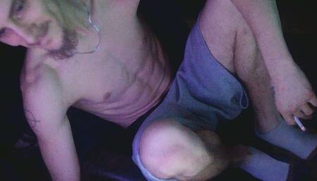 Feet lovers. Jerk nut