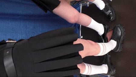 Teen girls in massive lofer shoes stand on my face (part 2 of 4), flo516x 1080p