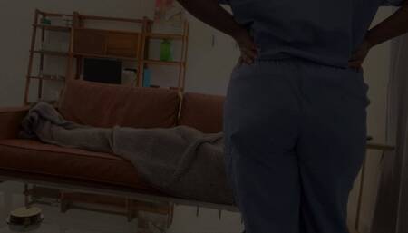 Nurse GASSES him to health