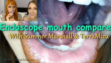 Endoscope Mouth Compare - Summer Marshall & TerraMizu - HD 720 MP4