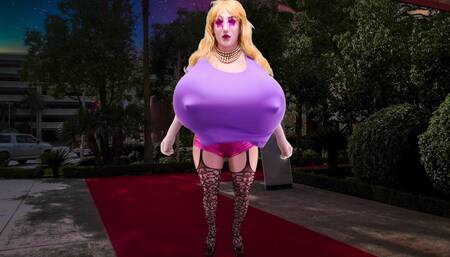 Z cup purple tank top doll.