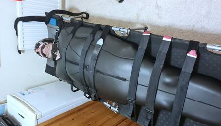 Gauze polishing and post orgasm torment on man in neoprene sleepsack 3-BBW domination,BBW bondage,amateur,sleep sack,man in bondage,male bondage,man tied up,bound and gagged man,strapped down,