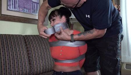 2304NLILMIZZ-Taped up bimbo girl