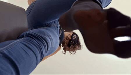 Smothered under my nylon feet (small version)