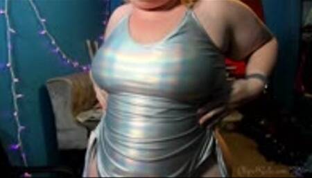 Vinyl Collection: Silver Holographic Swimsuit