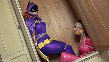 Roxxi & Brook in: Mmmmppphhhing Adversaries!! BatGirl Unleashed Upon 'Robbery Mansion' & the Case of the Sock-Stuffed Pink Prowler! (HD)