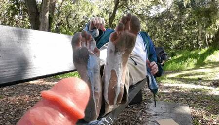 Homeless Man Dirty Foot Worship - CUSTOM VIDEO - Richard Lennox - Manpuppy - MP4 1080