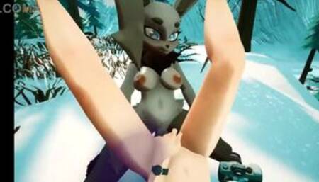 [Gameplay] Sapphire Safari [ Futanari Hentai Game PornPlay ] Ep.2 outdoor futanari...