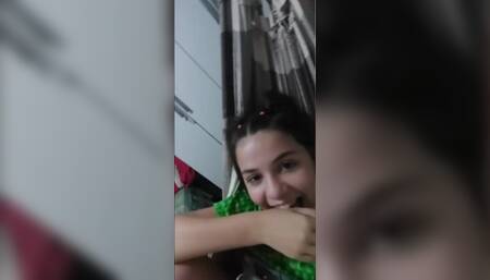 Collegue girl fingering