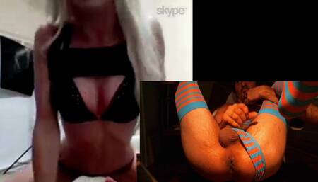 sissy exposed on skype cam