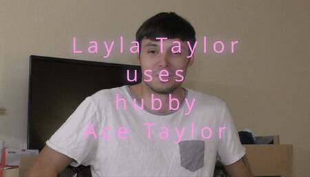Ace Taylor Services Hot BBW Wife Layla Taylor and then jerks off (1080p)