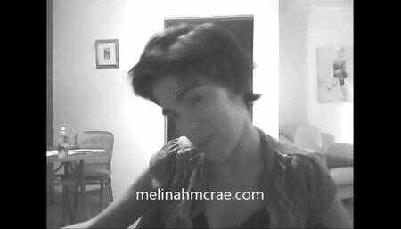 Vintage Black and white Melinah Viking teases you