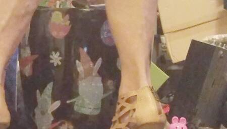 Tempest in leather wedges