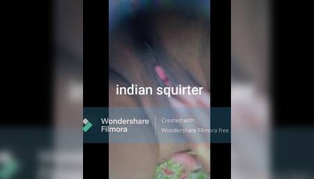 Indian gf pussy fingering