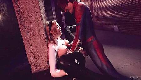 Blake Blossom And Axel Braun In Spideypool Xxx: An Parody - Scene 3