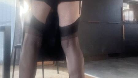 Sissy slippered and caned