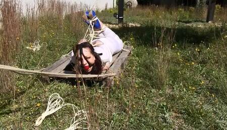 The Spain Files - Katarina Blade - Cruel Hogtie Transport for a sexy Prisoner - Full Clip wmv SD