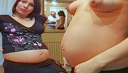 We're 18! We're The A Teens with pregnant Maxine