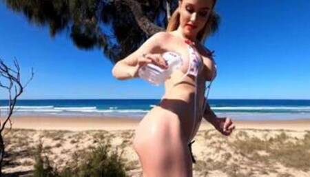 Hot Blonde Fit Body Big Sexy Tits Amateur Anal