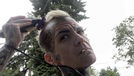 Buff Butch Dyke Shaved Head