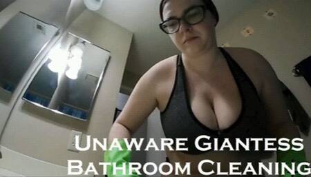 Unaware Giantess Cleaning SD