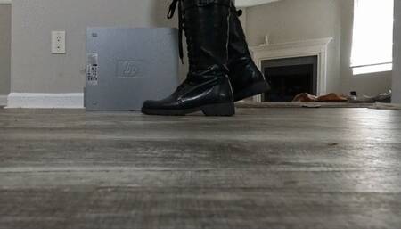 Useless Computer Destroyed by Sexy Goddess