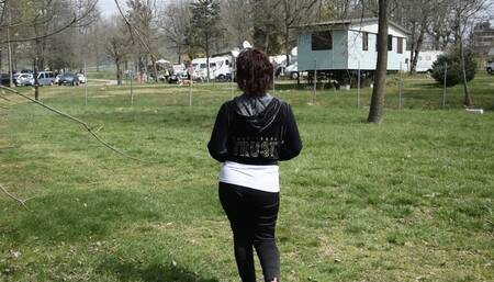 Camping exhibitionism