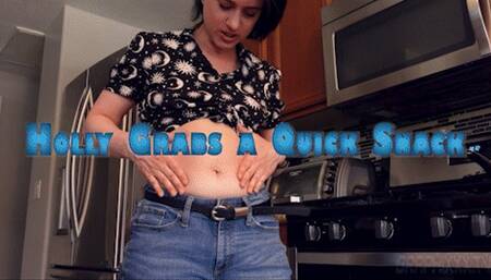 Holly Grabs A Quick Snack -HD