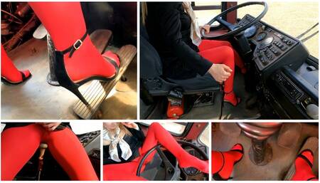 EXCLUSIVE: EMILY IS DRIVING OLD MERCEDES-BENZ BUS + MASTURBATION