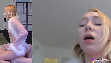 Young Blonde Teenager Creampie, Smoking, & Sucking Cock X Jay Bank P3