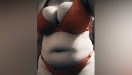 Real stepmom 57 year old shows her new Bikini Pt 1