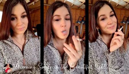 Lovely Smoke in the Beautiful Morning Light