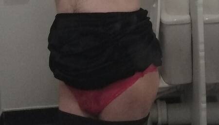 Horny t girl Cindy shows panties