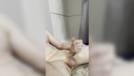 Shooting Massive Load in Bathroom