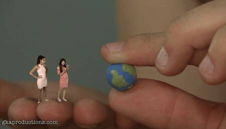 Giant Trickster God Russell Grand Shrinks & Toys With Sexy Ladies Claire Black & Natasha Ty (SD 720p WMV)